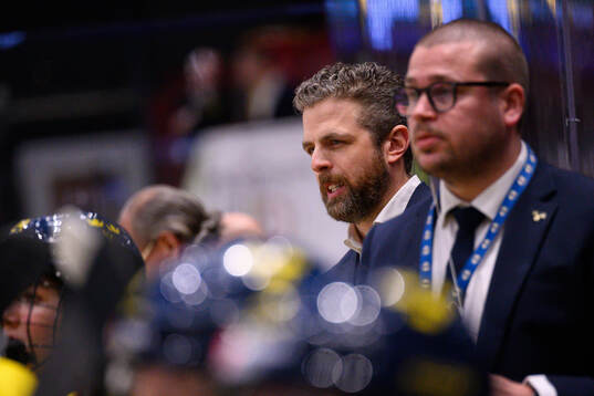 Head coach Ulf Lundberg of Sweden