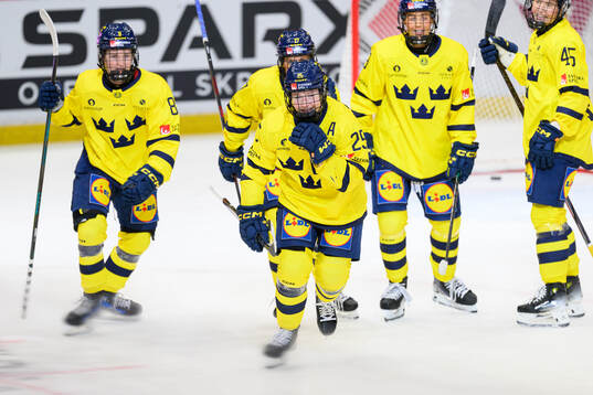 Lina Ljungblom of Sweden celebrates