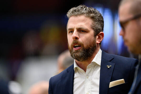 Head coach Ulf Lundberg of Sweden