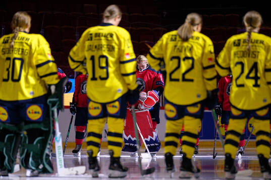 Goaltender Ena Nystrøm of Norway