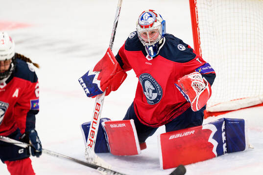 Goaltender Ena Nystrøm of Norway