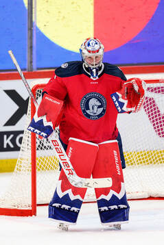 Goaltender Ena Nystrøm of Norway