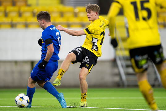 Elfsborgs Gottfrid Rapp skjuter 1-0