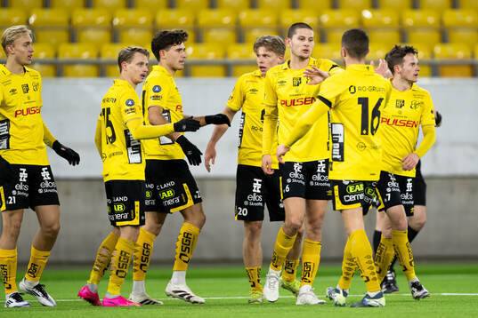 Elfsborgs spelare jublar