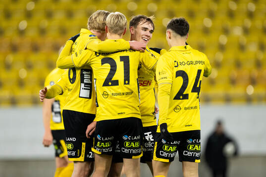 Elfsborgs spelare jublar