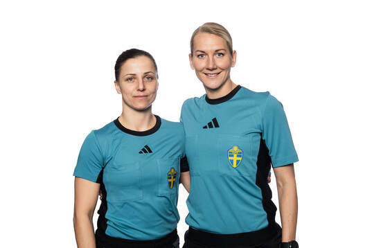 Domare Almria Spahic och Tess Olofsson