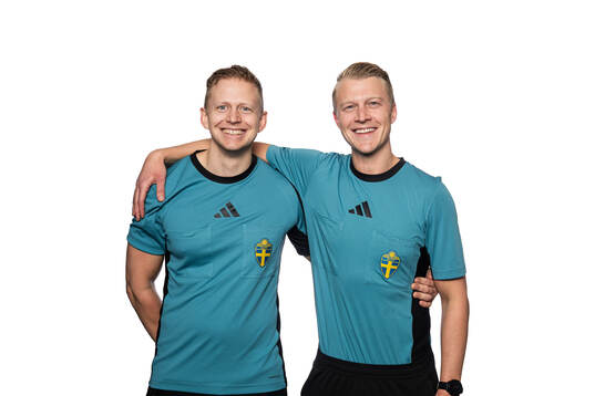 Domare Niklas Nyberg och Adam Ladebäck