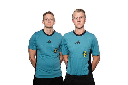 Domare Niklas Nyberg och Adam Ladebäck