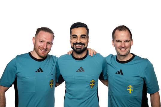 Domare Mehmet Culum, Mohammed Al-Hakim och Fredrik Klyver