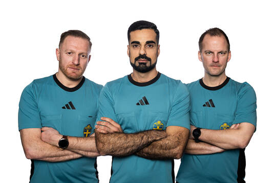 Domare Mehmet Culum, Mohammed Al-Hakim och Fredrik Klyver
