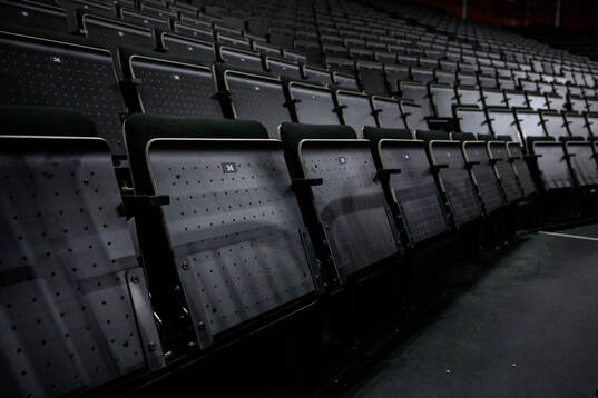 Empty seat rows at Avicii Arena