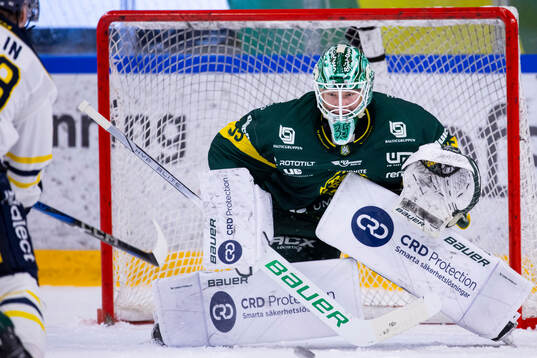 Björklövens målvakt Melker Thelin