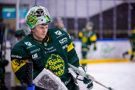 Björklövens målvakt Joona Voutilainen