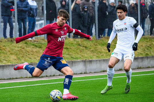 Örgrytes Daniel Paulson och Helsingborgs Milan Silva