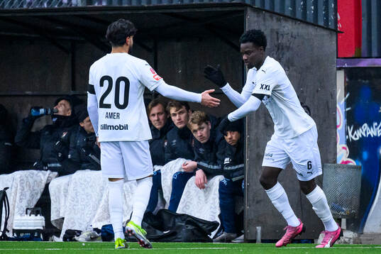 Helsingborgs Baker Amer och Samuel Asoma