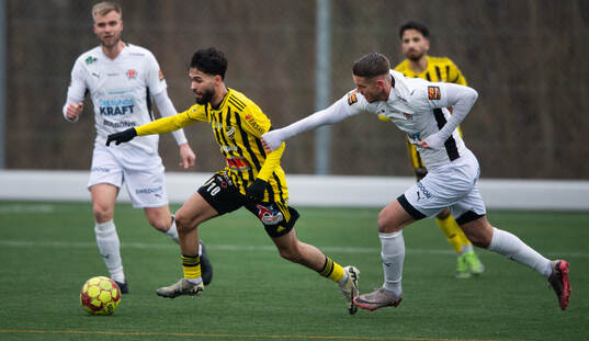 IFK Hässleholms Rahel Nader i träningsmatchen mellan IFK