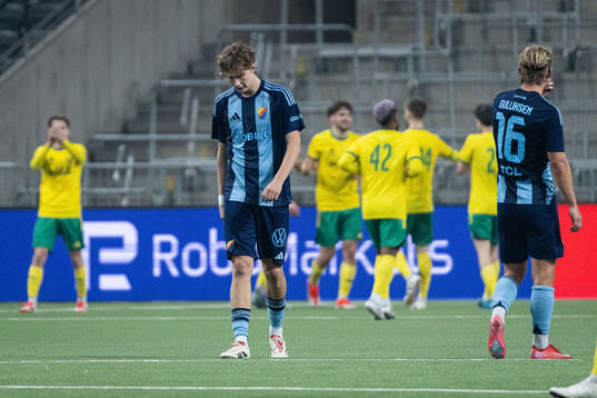 Djurgårdens August Priske deppar