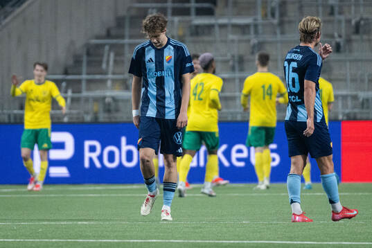 Djurgårdens August Priske deppar