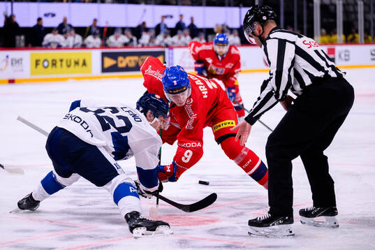 Robert Leino of Finland and Vojtech Hradec of Czech Republic