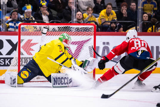 Nicolas Baechler scores the 1-1 goal behind goalkeeper
