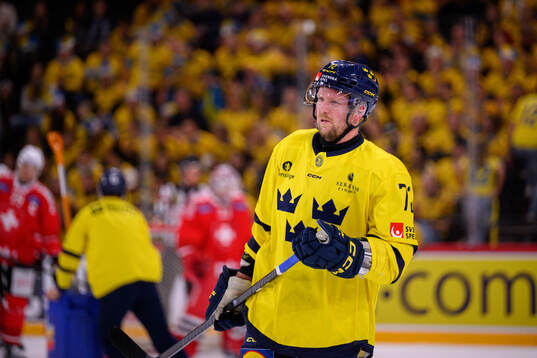 Tim Heed of Sweden looks dejected