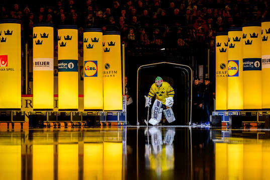 Goalkeeper Arvid Holm of Sweden