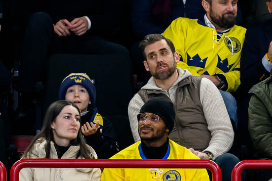 Henrik Zetterberg in the stands