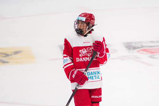 Amanda Refsgaard of Denmark looks dejected