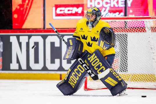 Goaltender Ida Boman of Sweden