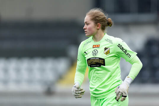 Häckens målvakt Fanney Birkisdottir