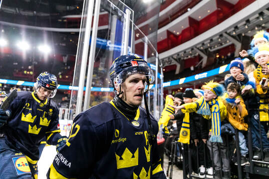 Max Friberg of Sweden looks dejected
