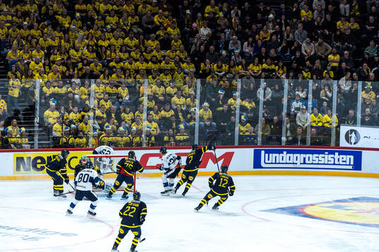Players of Sweden and Finland