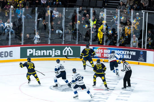 Players of Sweden and Finland