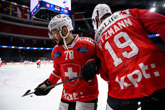 Luca Fazzini and Fabian Ritzmann of Switzerland