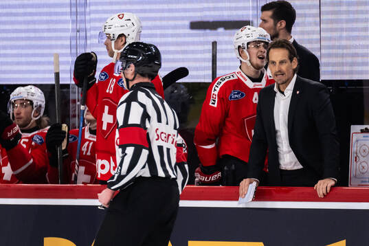 Head coach Patrick Fischer of Switzerland