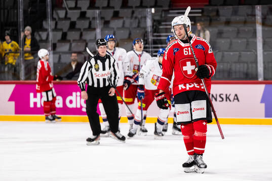 Dario Rohrbach of Switzerland looks dejected
