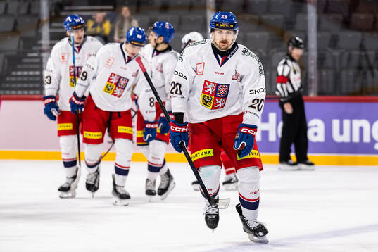Michal Kunc of Czech Republic celebrates