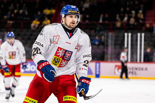 Michal Kunc of Czech Republic celebrates