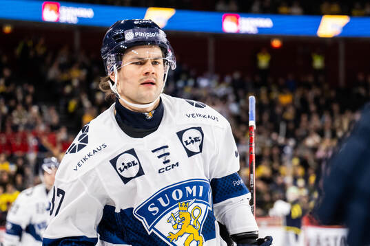 Eemil Erholtz of Finland celebrates