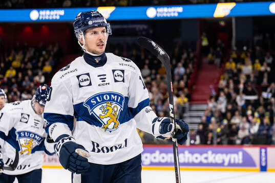 Eemeli Suomi of Finland celebrates