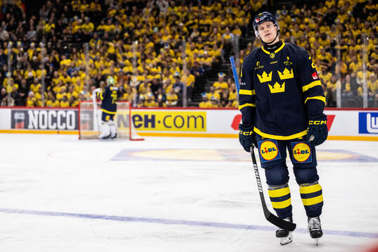 Anton Bengtsson of Sweden looks dejected