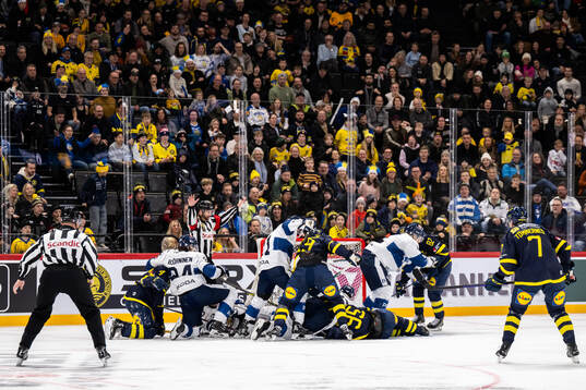 Players of Finland and Sweden