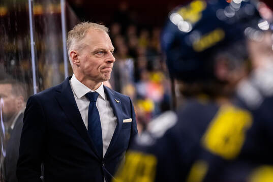 Head coach Magnus Hävelid of Sweden