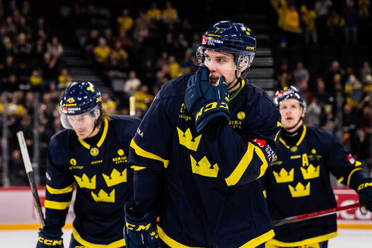 Henrik Tömmernes of Sweden celebrates