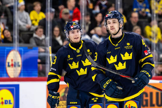 Filip Berglund of Sweden looks dejected