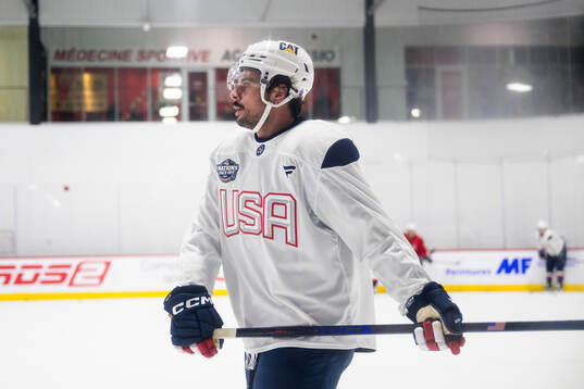 Bläddra bland fler bilder av Four Nations Face-Off, day 1, USA, practice