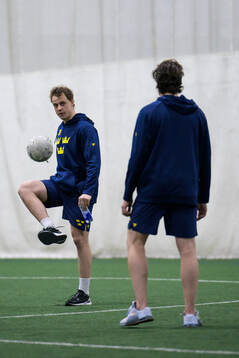 Joel Eriksson Ek of Sweden playing football