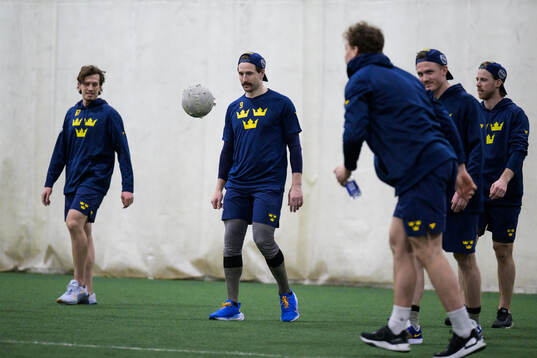 Filip Forsberg of Sweden playing football