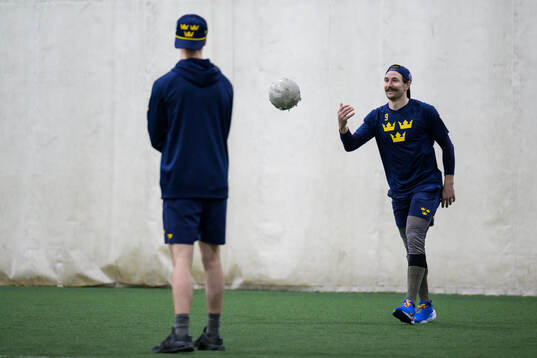 Filip Forsberg of Sweden playing football