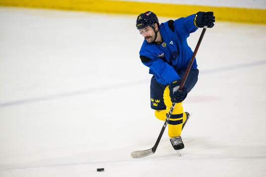 Filip Forsberg of Sweden at a practice session